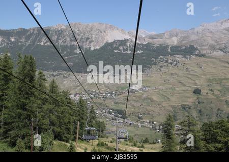 VARs Sainte-Catherine vue d'en haut Stockfoto