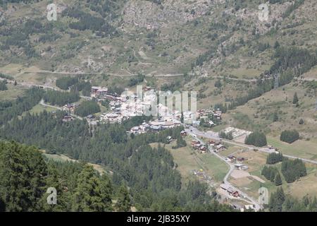 VARs Sainte-Catherine vue d'en haut Stockfoto