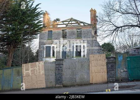 Wohnbaugebiet Bridgeman Road Penarth South Wales Stockfoto