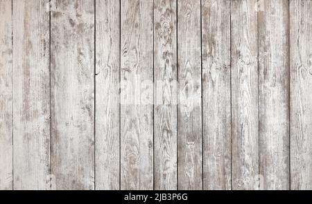 Weiß bemalter Holzdiele Hintergrund Stockfoto