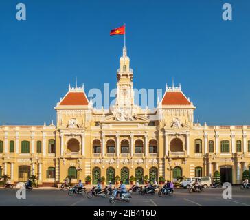 Das Gebäude des Volksausschusses, Ho-Chi-Minh-Stadt, Vietnam Stockfoto