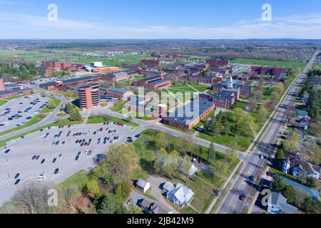 State University of New York at Potsdam SUNY Potsdam Luftaufnahme in der Innenstadt von Potsdam, Upstate New York NY, USA. Stockfoto