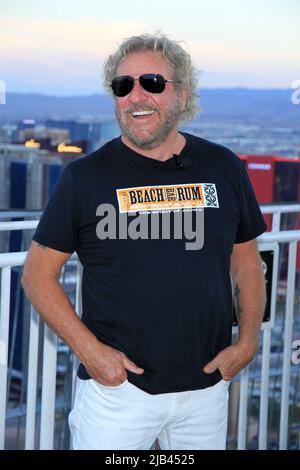 Rock & Roll Hall of Famer Inductee, Rock Legend SAMMY HAGAR kündigt Residenz in Las Vegas im Strat Hotel, Las Vegas, Nevada an mit: Sammy Hagar wo: Las Vegas, Nevada, Vereinigte Staaten Wann: 28 Jun 2021 Credit: DJDM/WENN.com Stockfoto