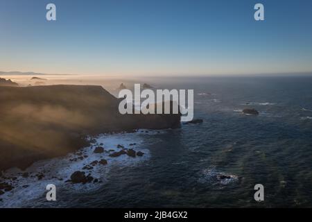 Cape Ferrelo in Brookings, Oregon. Stockfoto