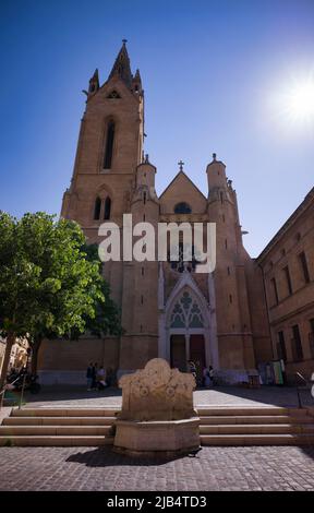 Kirche Eglise Saint-Jean-de-Malte, Aix-en-Provence, Bouches-du-Rhone, Provence-Alpes-Cote d'Azur, Frankreich Stockfoto