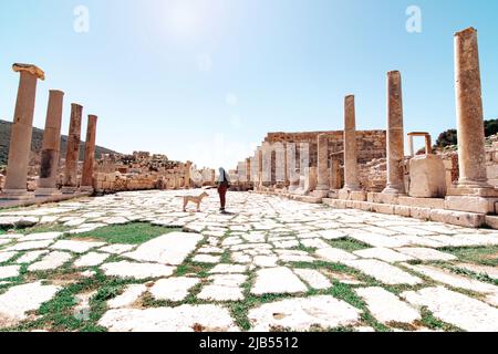 Patara. Ruinen der alten lykischen Stadt Patara, alte Eingangstür der Stadt. Patara war in der Hauptstadt der Lycia League. TÜRKEI Stockfoto