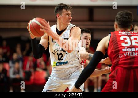 2022-06-01. Litauische Basketball-Liga. Rytas - Lietkabelis - 85-63. Stockfoto