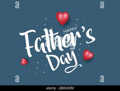 Happy Father's Day Grüße. vektor-Illustration Design Stock Vektor