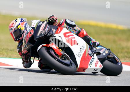 2022 Juni 6.. Gran Premio Monster Energy de Catalunya, MotoGP, freitags kostenloser Parkplatz: Takaaki Nakagami (JPN), LCR Honda IDEMITSU Stockfoto