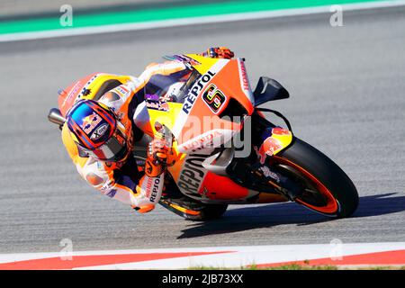 2022 Juni 6.. Gran Premio Monster Energy de Catalunya, MotoGP, freitagsfreitag: Stefan Bradl (GER), Repsol Honda Team Stockfoto