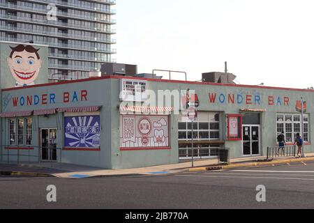 Wonder Bar eine historische Live-Musik-Bar an der Fifth und Ocean Avenue. Asbury Park, New Jersey, USA Stockfoto