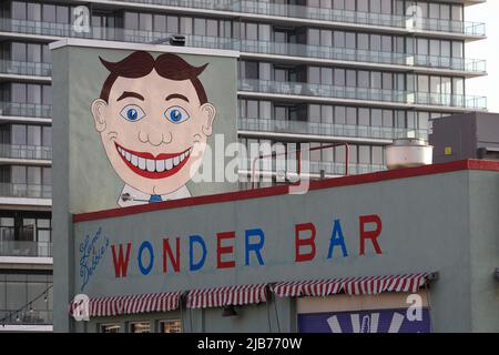 Wonder Bar eine historische Live-Musik-Bar an der Fifth und Ocean Avenue. Asbury Park, New Jersey, USA Stockfoto