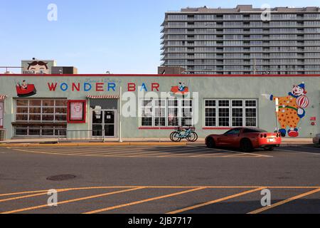 Wonder Bar eine historische Live-Musik-Bar an der Fifth und Ocean Avenue. Asbury Park, New Jersey, USA Stockfoto