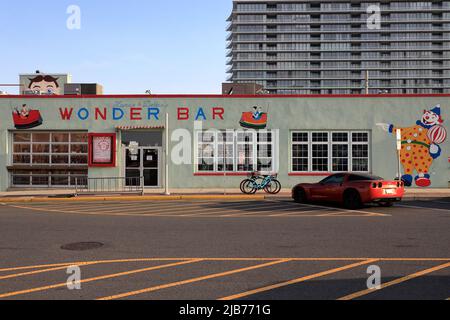 Wonder Bar eine historische Live-Musik-Bar an der Fifth und Ocean Avenue. Asbury Park, New Jersey, USA Stockfoto