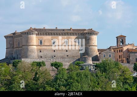 Alviano mittelalterliche Burg, Umbrien, Italien Stockfoto