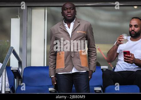 Paris, Frankreich. 03.. Juni 2022. Wilfrid MMAPPE während der UEFA Nations League, League A - Gruppe 1 Fußballspiel zwischen Frankreich und Dänemark am 3. Juni 2022 im Stade de France in Saint-Denis bei Paris, Frankreich - Foto Matthieu Mirville / DPPI Credit: DPPI Media/Alamy Live News Stockfoto