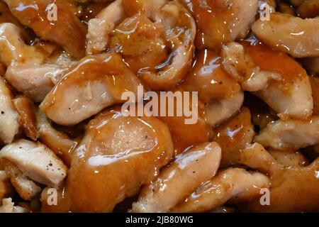 Köstliches Teriyaki-Huhn mit hoher Auflösung und Details Stockfoto