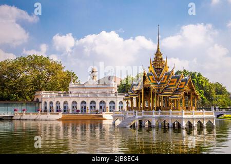 Bang Pa im Königlichen Palast in Phra Nakhon Si Ayutthaya, Thailand Stockfoto