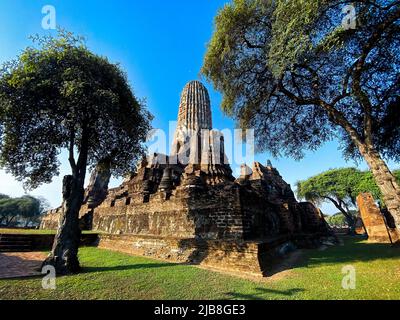 Wat Phra RAM Ruinentempel in Phra Nakhon Si Ayutthaya, Thailand Stockfoto