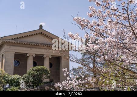 Ohara Museum of Art, Kurashiki Bikan Historical Area, Kurashiki, Präfektur Okayama, Western Honshu, Japan. Stockfoto