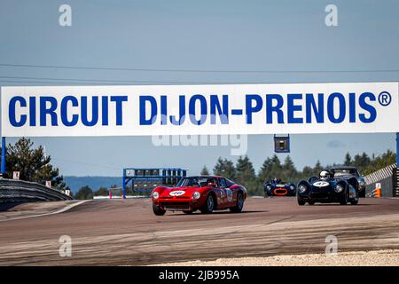 Dijon, Frankreich. 04.. Juni 2022. 46 Christian BOURIEZ, (FR), Bizzarrini 5300 GT / 1965, Aktion während des Grand Prix de l'Age d'Or 2022, vom 3. Bis 5. Juni 2022 auf dem Circuit de Dijon-Prenois, in Dijon, Frankreich - Foto Julien Cuer / DPPI Credit: DPPI Media/Alamy Live News Stockfoto