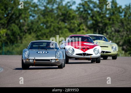 Dijon, Frankreich. 04.. Juni 2022. 60 Peter VÖGELE, (CH), Porsche 904 GTS / 1964, Aktion während des Grand Prix de l'Age d'Or 2022, vom 3. Bis 5. Juni 2022 auf dem Circuit de Dijon-Prenois, in Dijon, Frankreich - Foto Julien Cuer / DPPI Credit: DPPI Media/Alamy Live News Stockfoto