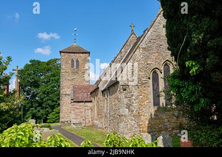 Holyrood Church, Mordiford, Herefordshire Stockfoto