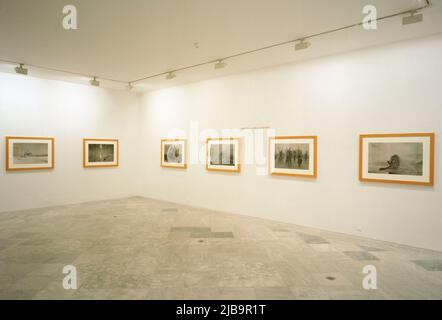 EXPOSICION DE FOTOGRAFIAS EN LA BIENAL DE ARTE CONTEMPORANEO DE SEVILLA - 2004. AUTORIN: CRISTINA GARCIA RODERO. ORT: CENTRO ANDALUZ ARTE CONTEMPORANEO-BIACS 2004. Sevilla. Sevilla. SPANIEN. Stockfoto