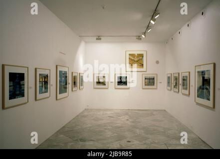 EXPOSICION DE FOTOGRAFIAS DE LA SERIE RITOS DE AGUA 1999 - EN LA BIENAL DE ARTE CONTEMPORANEO DE SEVILLA - 2004. Autor: DEVLIN LUCINDA 1947/. ORT: CENTRO ANDALUZ ARTE CONTEMPORANEO-BIACS 2004. Sevilla. Sevilla. SPANIEN. Stockfoto