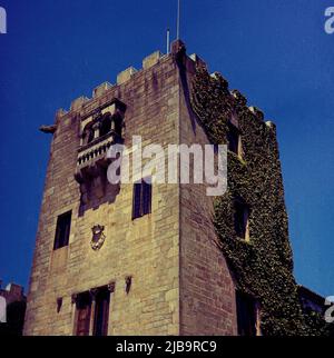 TORRE DEL PAZO. LAGE: PAZO DE MEIRAS. LA CORUNA. A CORUÑA. SPANIEN. Stockfoto