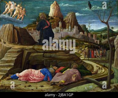 Die Qual im Garten von Andrea Mantegna (1431-1506) Stockfoto