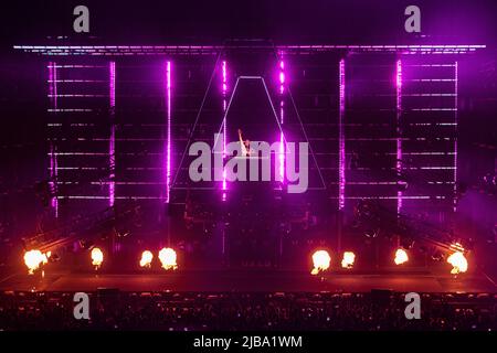 2022-06-02 21:39:15 AMSTERDAM - Armin van Buuren wird im Ziggo Dome auftreten. Der niederländische DJ ist mit seiner neuen Show This is me, Feel Again, in Amsterdam. ANP PAUL BERGEN niederlande Out - belgien Out Stockfoto