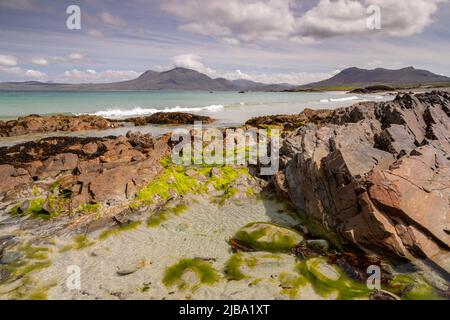 Renvyle Beach, County Galway, Irland Stockfoto