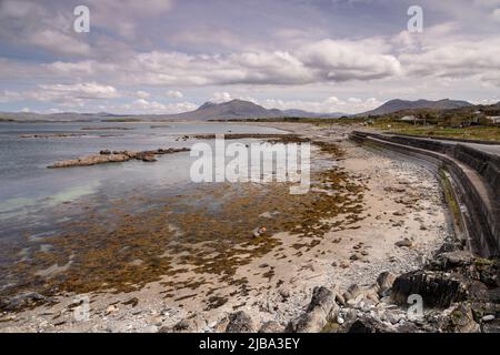 Renvyle Beach an der Küste von Connemara, County Galway, Irland Stockfoto