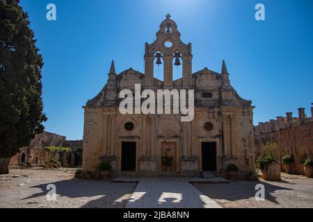 Das orthodoxe Kloster von Arkadi auf der griechischen Insel Kreta Stockfoto