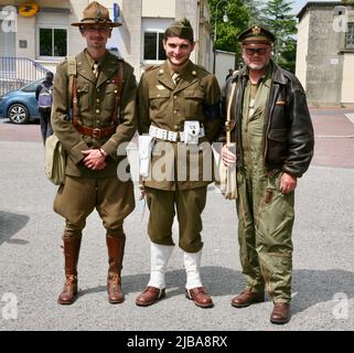 Die Befreiung nach dem Tag 1944 wiedererfinden Stockfoto