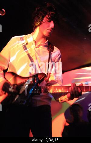 Die kalifornische Band The Allah-Las treten am 30.. September 2014 im Electric Circus, Edinburgh, auf Stockfoto