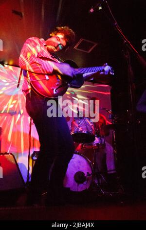 Die kalifornische Band The Allah-Las treten am 30.. September 2014 im Electric Circus, Edinburgh, auf Stockfoto