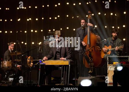 Aels, die Band, treten am 26.. Juli 2014 in Sage, Gateshead auf Stockfoto