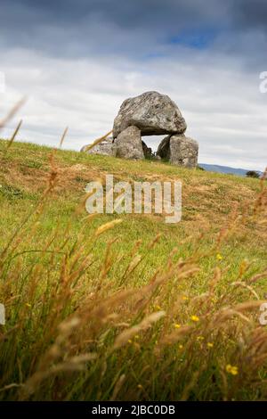Carrowmore megalithischer Friedhof in Irland Stockfoto