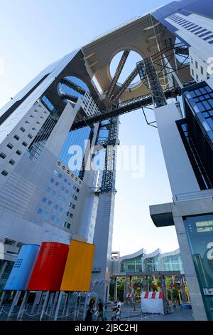Japan. Kansai. Osaka. Das Umeda Sky Building Stockfoto