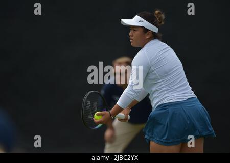 Nottingham, Großbritannien. 4.. Juni 2022. Im Bild: Taiwanese en-Shuo Liang 21 Jahre beim ROTHESAY OPEN NOTTINGHAM Tennis Center 4-12. Juni 2022 Alle Bilder © Robert Leyland Keine Verwendung ohne vorherige Genehmigung. Kredit: © Rob Leyland/Alamy Live Nachrichten Stockfoto