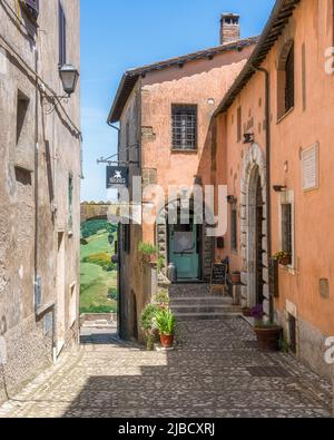 Otricoli, schönes Dorf in der Provinz Terni, Umbrien, Italien. Stockfoto