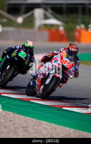 5.. Juni 2022; Circuito de Catalunya, Montmelo, Barcelona, Spanien: Gran Premio Monster Energy de Catalunya, MotoGP von Spanien, Renntag: Credit: Pablo Guillen/Alamy Stockfoto