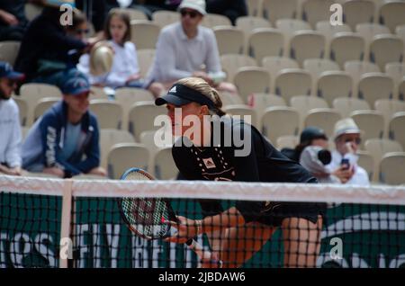 Caroline Garcia und kristina Mladenovic, Gericht simone-mathieu, Rolanf garros Tennis Open, 29. Mai 2022 Stockfoto