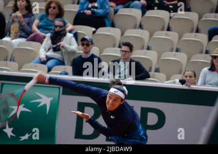 Caroline Garcia und kristina Mladenovic, Gericht simone-mathieu, Rolanf garros Tennis Open, 29. Mai 2022 Stockfoto