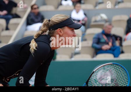 Caroline Garcia und kristina Mladenovic, Gericht simone-mathieu, Rolanf garros Tennis Open, 29. Mai 2022 Stockfoto