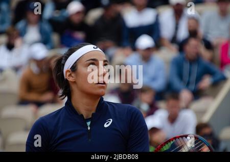 Caroline Garcia und kristina Mladenovic, Gericht simone-mathieu, Rolanf garros Tennis Open, 29. Mai 2022 Stockfoto