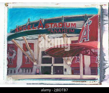 MLB Anaheim Angels Stadium Stockfoto