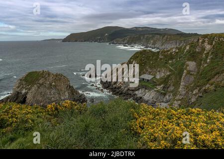 Küstenlandschaft der Rias Altas bei Ortigueira, Galizien, Spanien Stockfoto